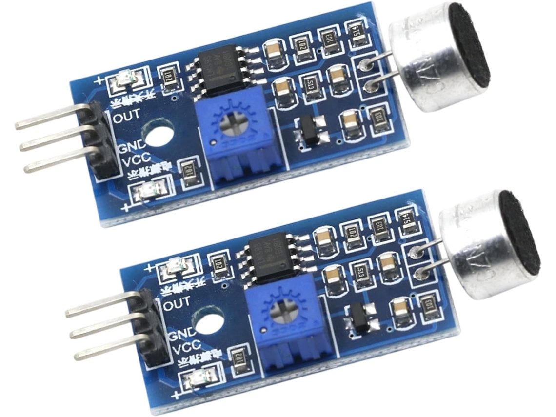 Módulo Sensor De Detecção Som 3 Pinos, Módulo De Microfone Inteligente Para Veículos, Interruptor De Voz Leve