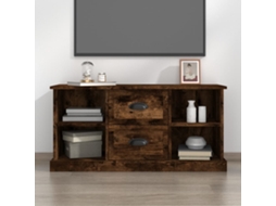 Móvel P/ Tv | Armários Para Tv | Suporte De Tv 99,5x35,5x48 Cm Derivados Madeira Carvalho Fumado Cfw97953 Lovely Home