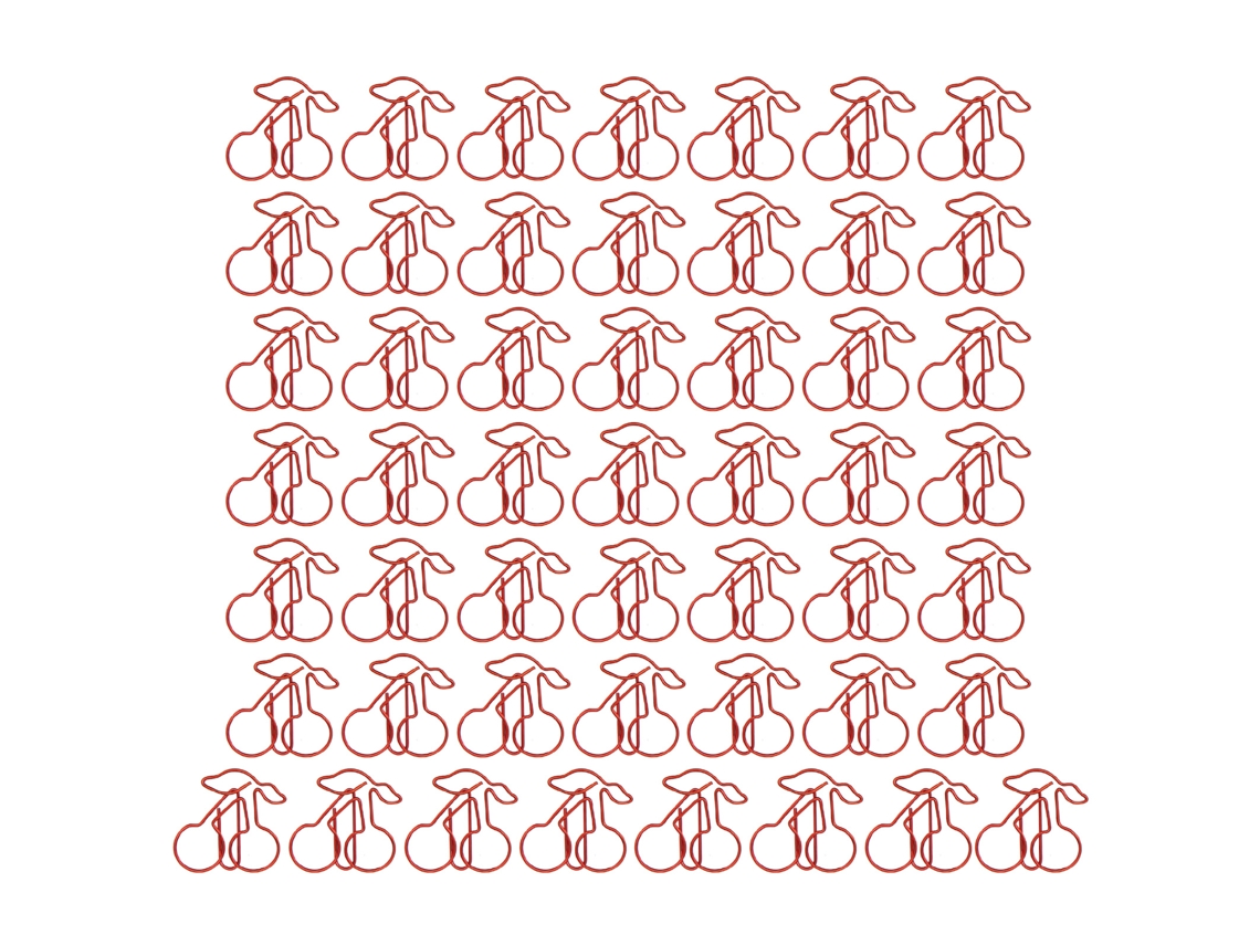 50 Clips De Papel Antideslizantes De Forma Frutal Portáteis Para Lar, Escola E Escritório