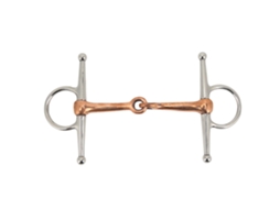 Bico Snaffle Cheek Completo Aço Inox 125mm Cavalo
