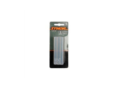 Blister Com 6 Bastões De Cola Hot Melt 10cm 12mm 73270 Sthor