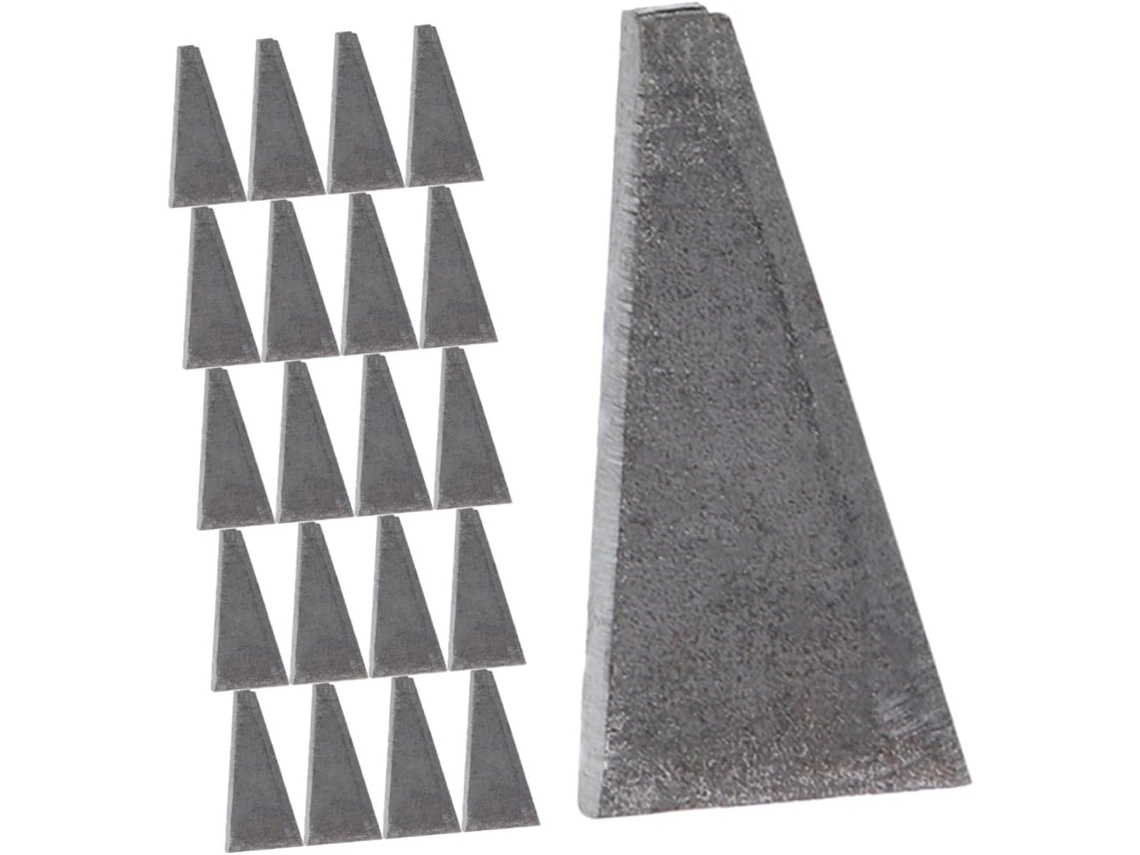 30 Cunhas Triangulares De Aço Carbono Para Reforço E Instalação