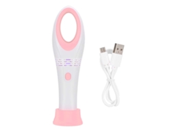 Ventilador Sem Lâmina Usb para Cílios Artificiais Rosa Branco
