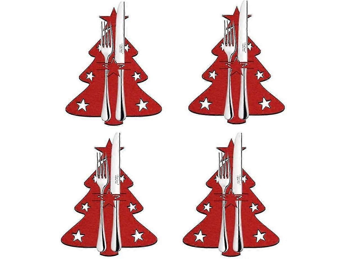 Conjunto De Talheres Em Formato De Árvore De Natal Nostalgia88