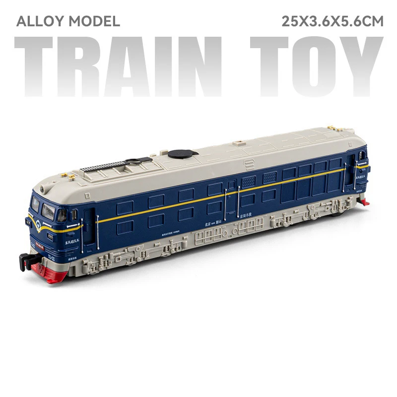 (1 Seção Azul) Modelo De Trem Em Escala 1:32 Com Portas Que Abrem, Música E Luzes.