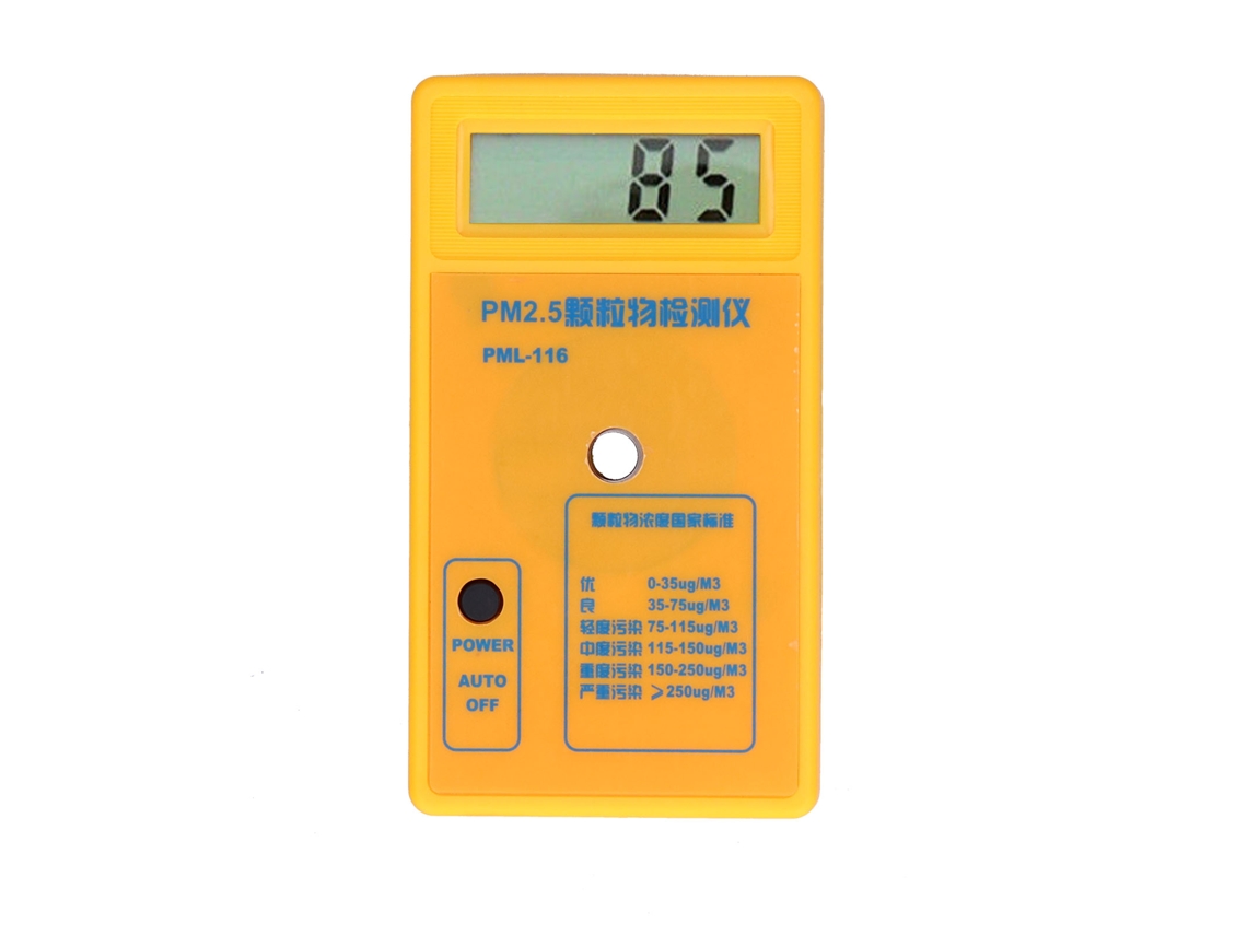 Monitor de Qualidade do Ar Pm2.5 Portátil PML 116 com Sensor de Poeira, Bateria 9V, LCD com S/MARCA