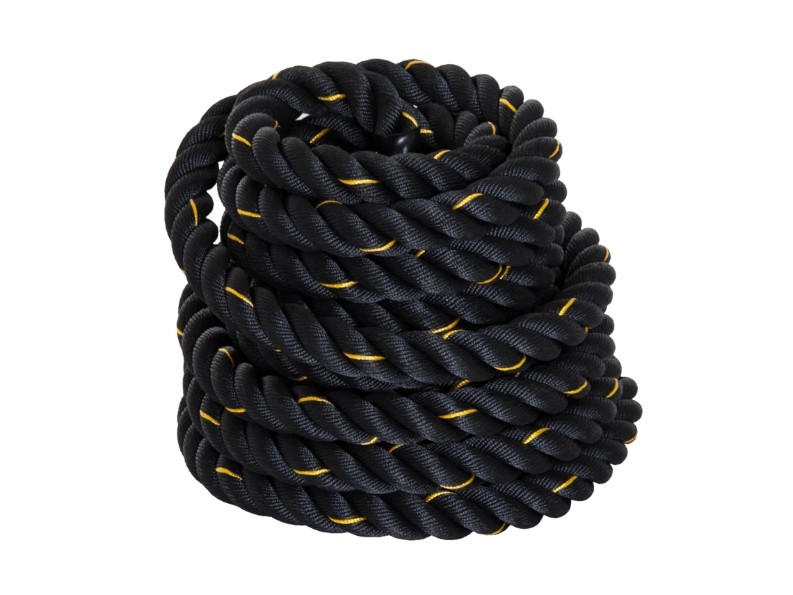 Corda De Batalha, Poliéster Ultra-resistente, 9 Metros De Comprimento, Preto