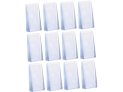 Calços Transparentes Kisangel Para Móveis, Resistentes Ao Desgaste, Antiderrapantes, Niveladores Para Mesas E Portas, 12 Peças