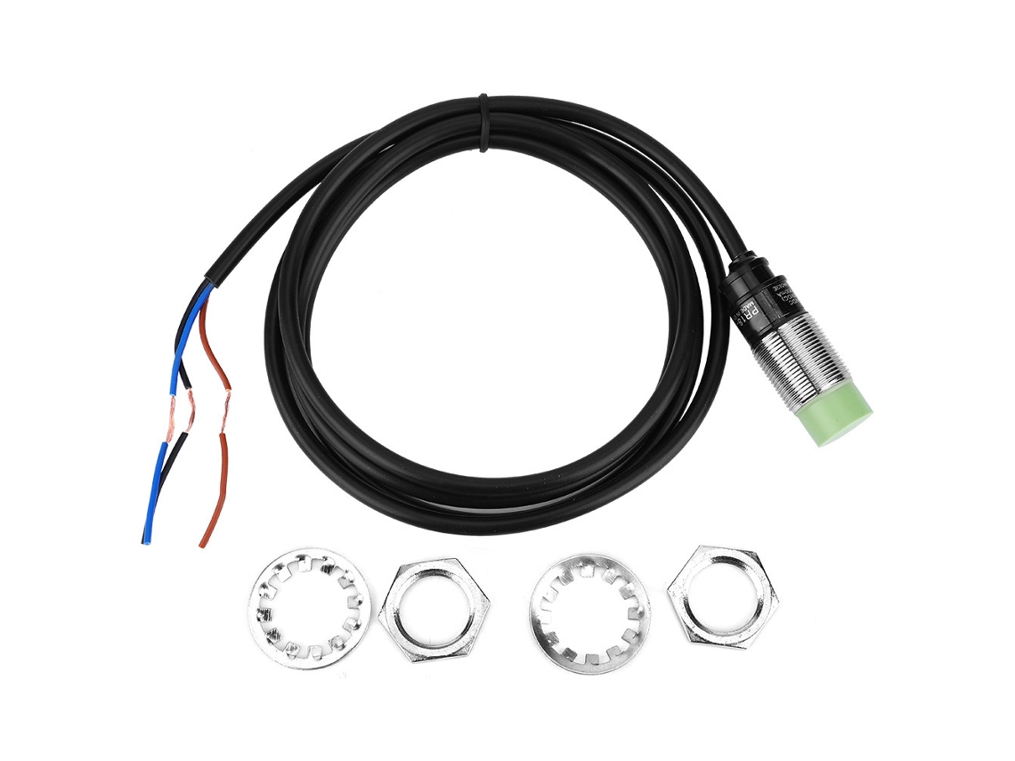 Interruptor De Proximidade Indutivo Berm Pr18-8dn 3 Cabos No Npn Sensor Hall 10~30vdc