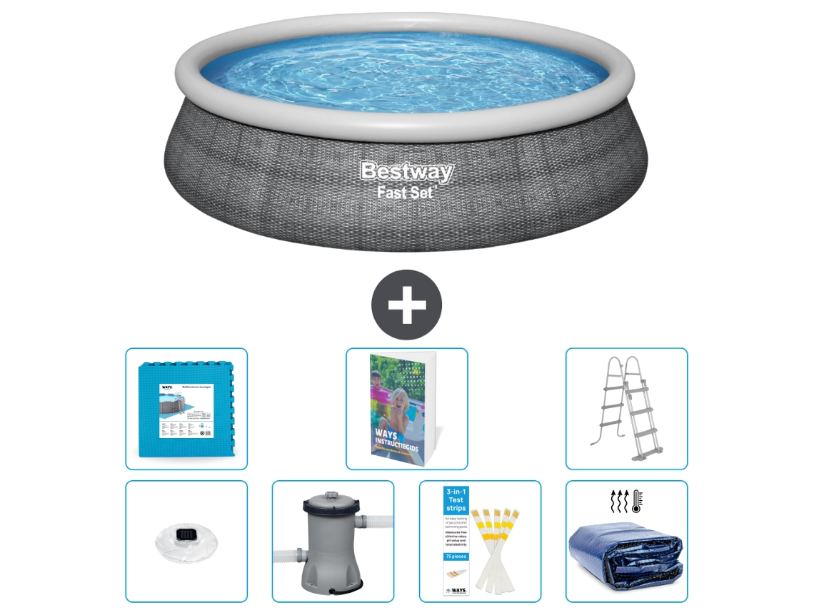 Bestway Piscina Bestway Fast Set Redonda - 457x107 Cm - 8-peças S500