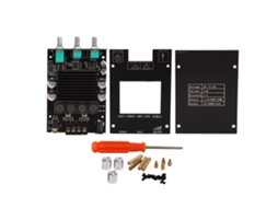 Placa De Amplificador De Áudio Bluetooth 2.0 Canais Com Chip Tda7498e 150wx2 Módulo Dc12-32v Controle De Grave E Agudo
