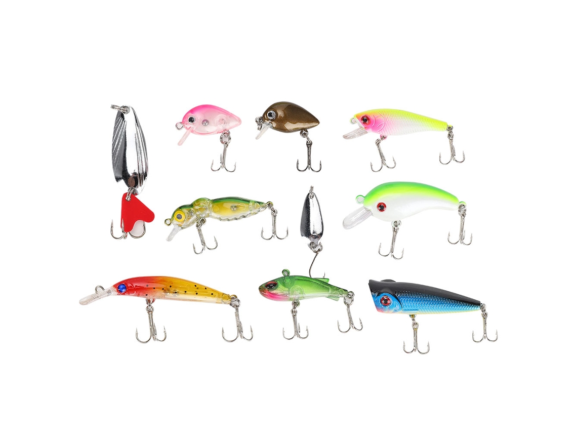 Mini Lure Set (bionic Fish Lure, Freshwater And Saltwater Fishing) Minnow, Popper, Vib, Spoon, Crankbait, Hard Bait, Artificial Bait