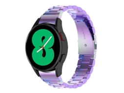 Pulseira De Relógio De Metal De Aço Inoxidável Com Três Contas