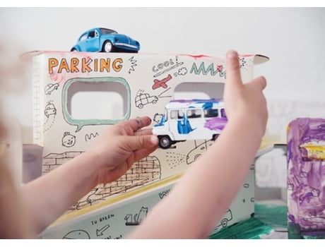 Livro De Colorir Estacionamento 3d Xxl Monumi