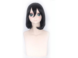 Peruca OEM Attack on Titan Wigs Mikasa·Ackerman (40 cm)