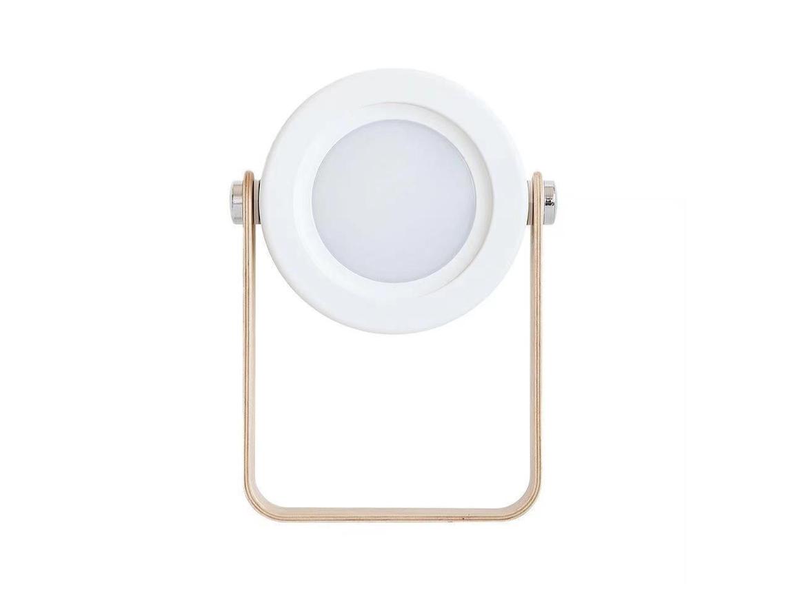 Luzes Noturnas Iluminação Ambiente Recarregável Lâmpada De Mesa De L Portátil Cinza*