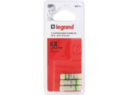 Cartucho De Fusível Legrand 20 A 8,5x31 Mm Pacote De 3