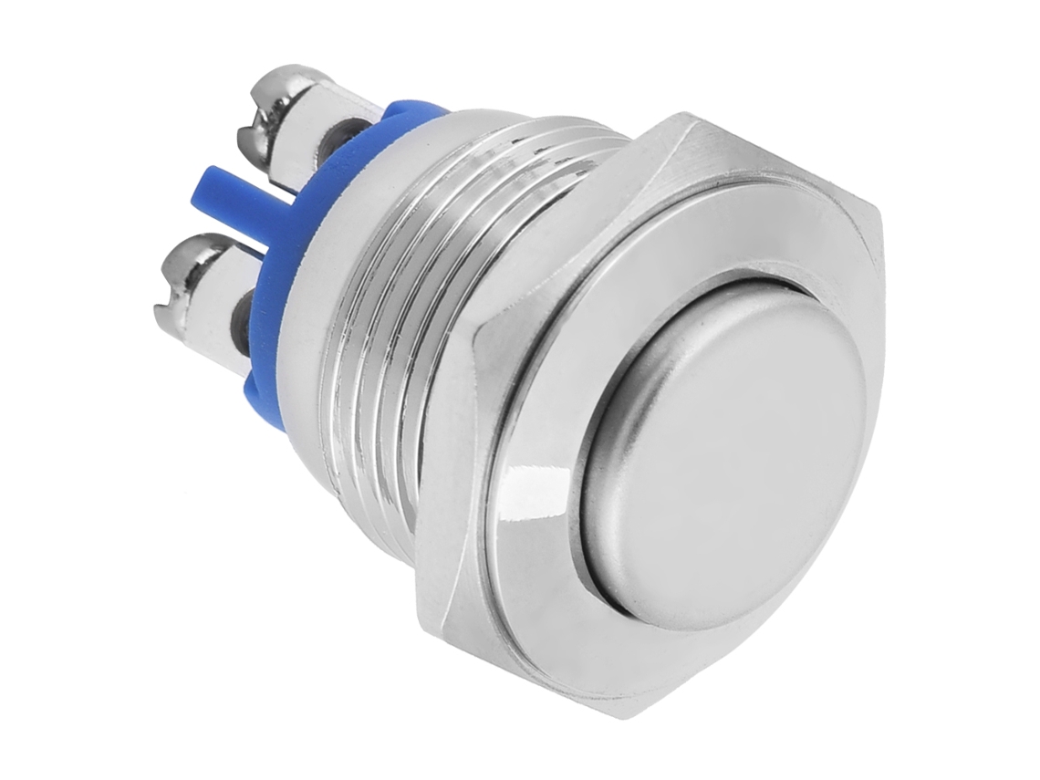 Interruptor Push button Metal Impermeável Auto resetar