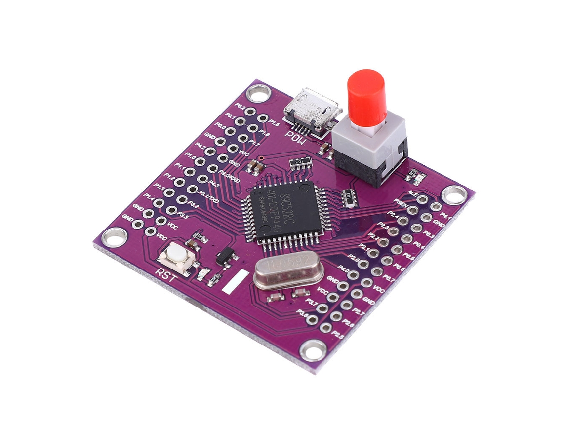 Laxiscreed Placa De Desenvolvimento Stc89c52rc Para Microcomputadores Com Sistema Mínimo