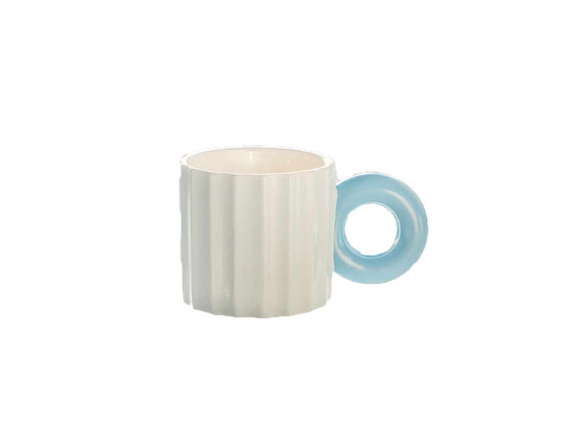 Caneca de Água de Cerâmica para Escritório Simples Caneca de Café com Sentido Artístico
