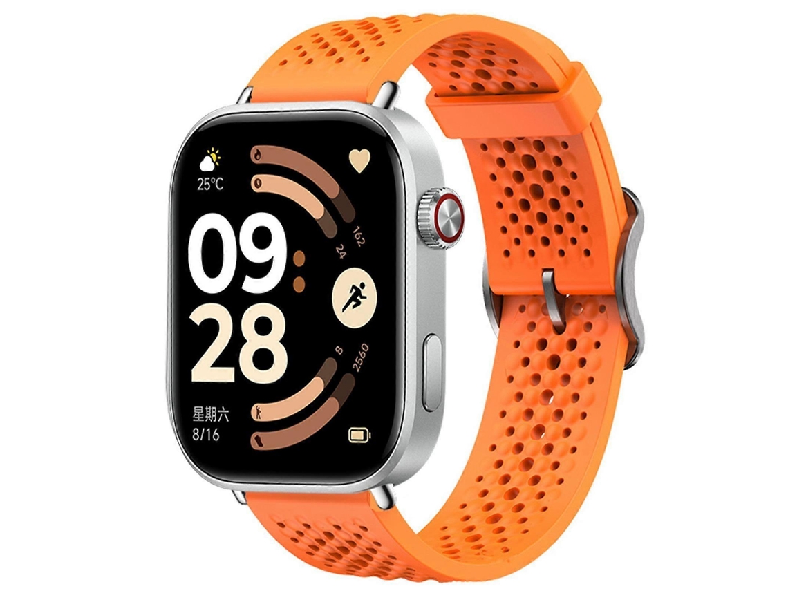 Pulseira De Silicone Em Malha De Cor Sólida Para Redmi Watch 6