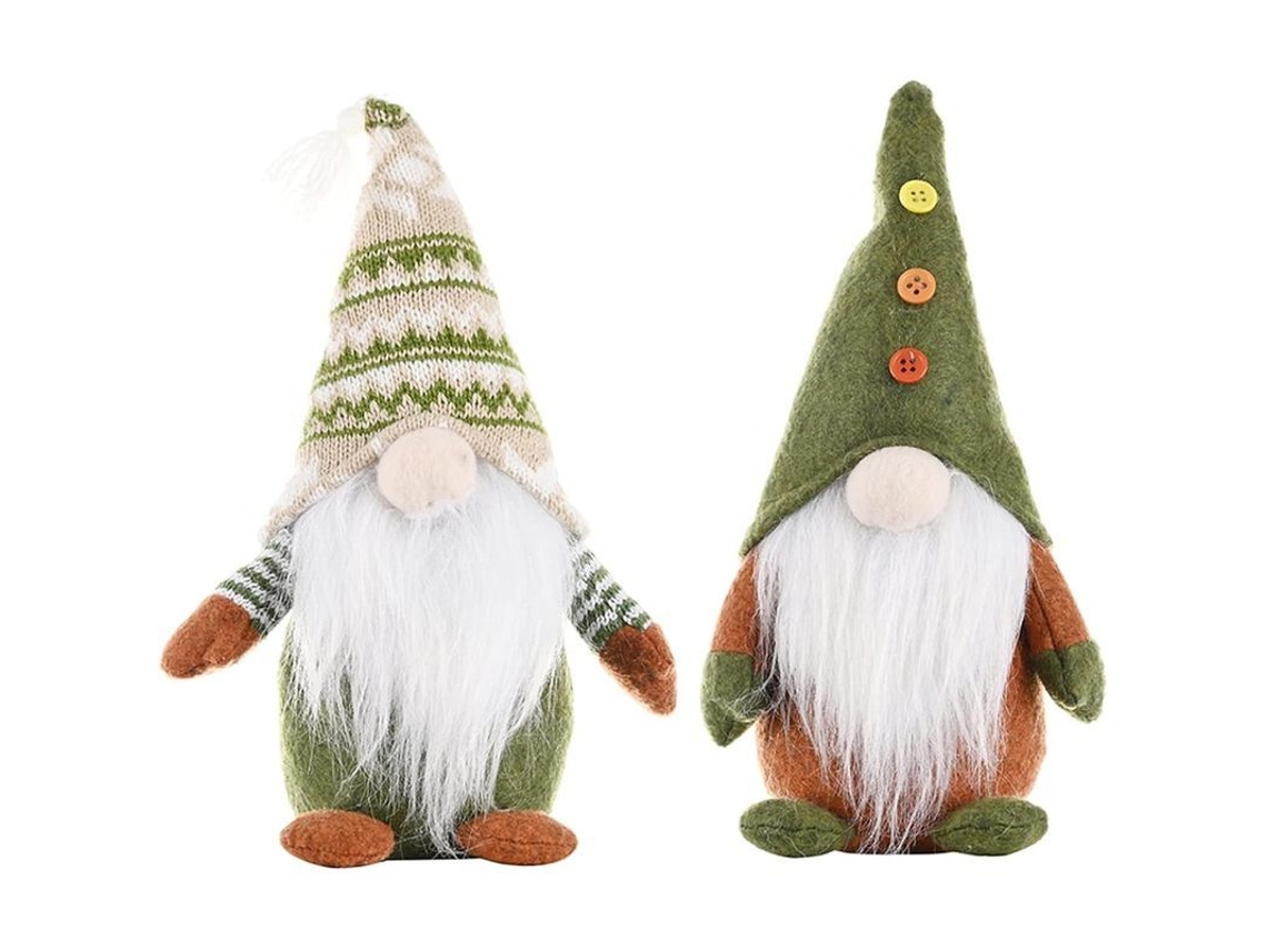 Adorno de gnome sueco de pelo, para Natal, tecido tricotado | S/MARCA