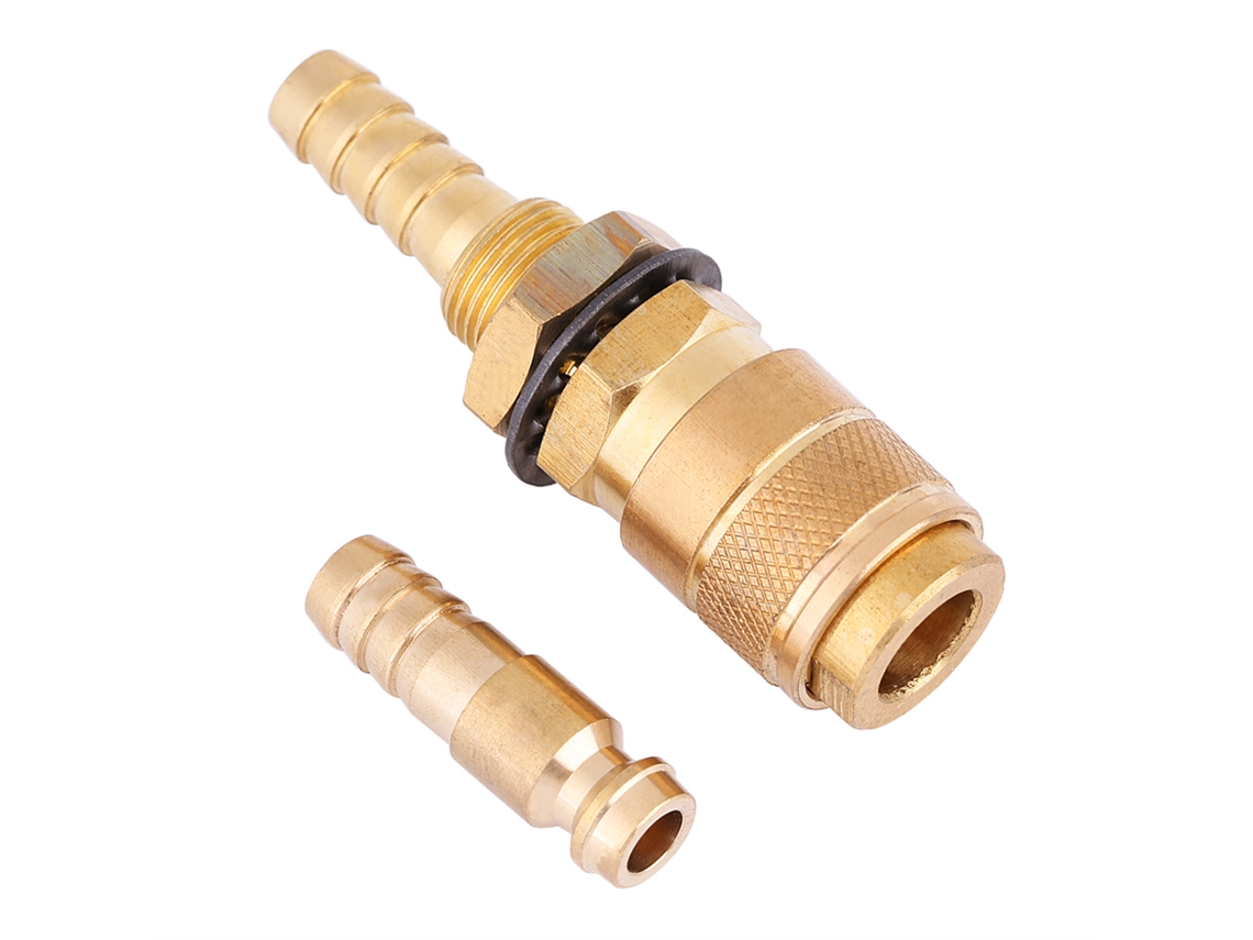 Laxiscreed Conector Rápido De Água E Gás Em Latão Para Mangueiras De Soldar Mig/tig