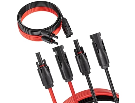 Cabo De Extensão Solar Aferiy 5m Pv Profissional, Macho-fêmea, À Prova De Intempéries, Para Painéis E Sistemas Solares