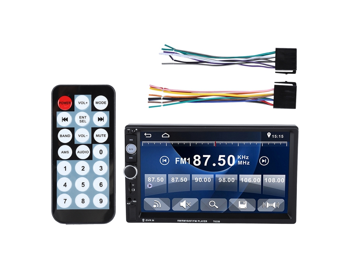 Reprodutor De Vídeo Para Carro Com Bluetooth E Rádio