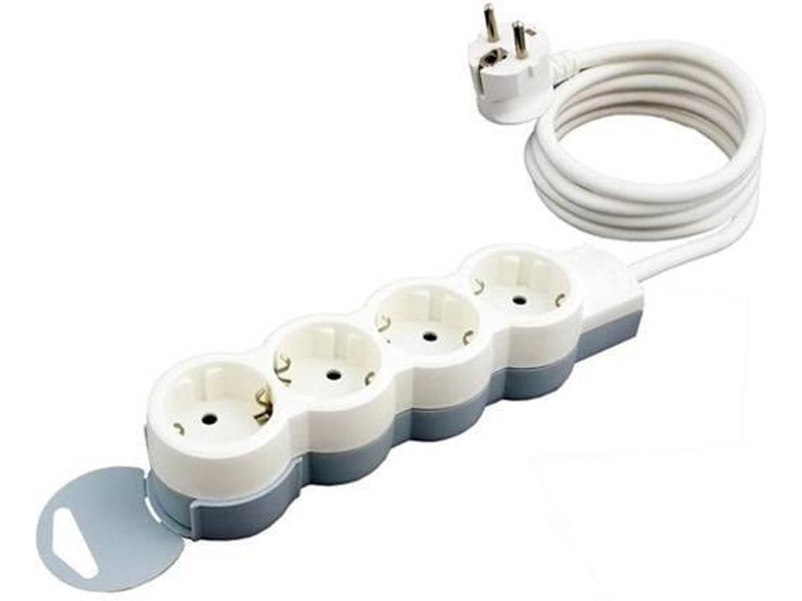 Extensão Quadrupla LEGRAND 2P+T com Interruptor (5Mt)