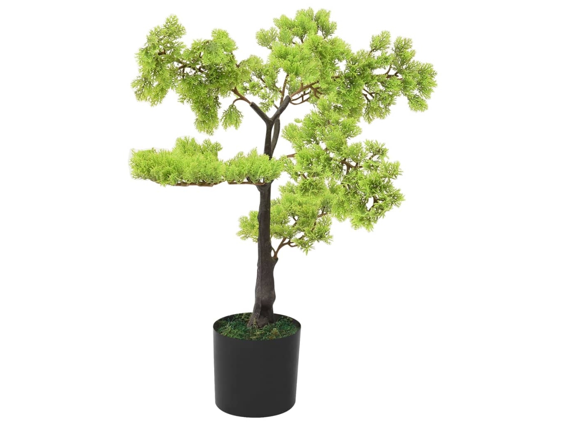 Vidaxl Bonsai Cipreste Artificial Com Vaso 60 Cm Verde
