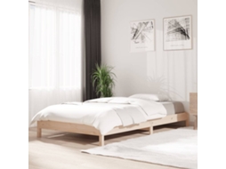 Vidaxl Cama Empilhável 75x190 Cm Madeira De Pinho Maciça