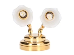 Mali lâmpada de Parede Miniatura Led para Casa de Bonecas 1:12 com Interruptor Decorativa