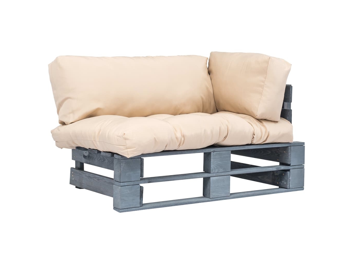 Pallet Sofa, Pallet Sofas Vidaxl Bege Madeira De Pinho Impregnada (n/a)