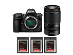 Z8 + Z 28 75mm F/2.8 + 3 Sandisk 64gb Extreme Pro Cfexpress Type B Máquina Fotográfica Híbrida Full frame + Ebook Pricedirect NIKON