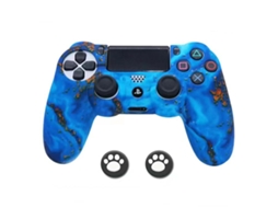 Capa para comando PS4 MOROROR Azul