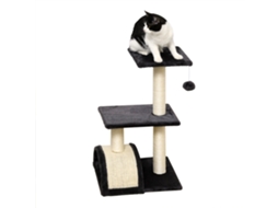 Árvore de Gato 72cm Cinza (sisal, Plataforma Peluda, Multicamadas)