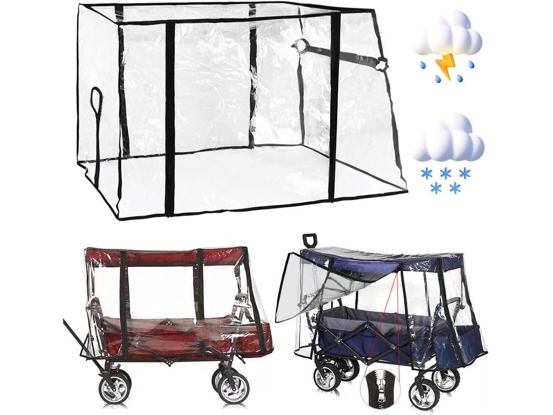 Capa de Chuva Universal para Carrinho de Bebê, Pvc AQUAFORGE