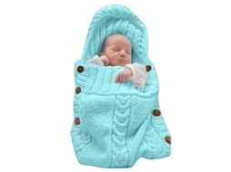 Saco De Dormir De Malha Para Bebê Cobertor De Dormir De Inverno Para Bebê 70 X 35 Cm Yunzii