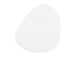 Mouse Pad (antiderrapante E Lavável) Borracha Antiderrapante Preta Na Parte De Trás Mouse Pad De Couro Pu Impermeável Branco Para Notebook