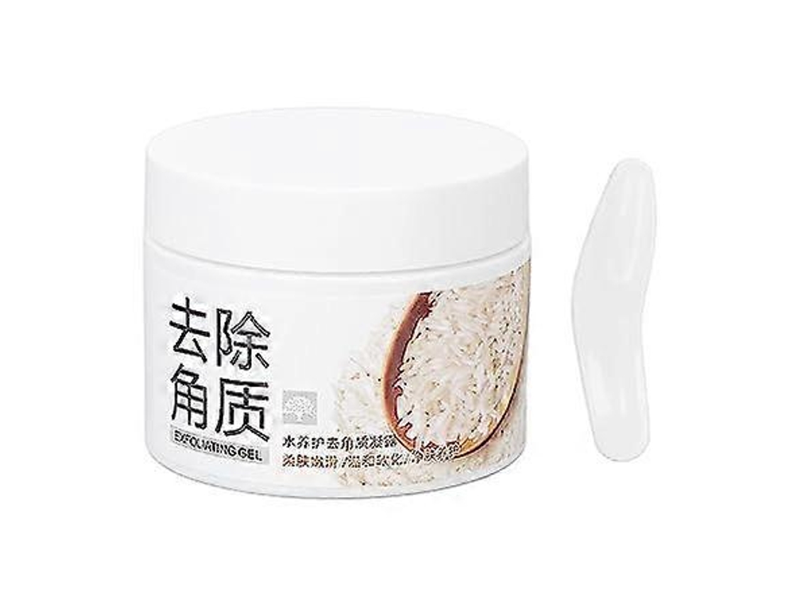 Gel Esfoliante Com Extrato De Arroz, Gel Esfoliante Hidratante, Gel Sérum Clareador E Rejuvenescedor, Gel Esfoliante Suave, Esfoliante De Limpeza.