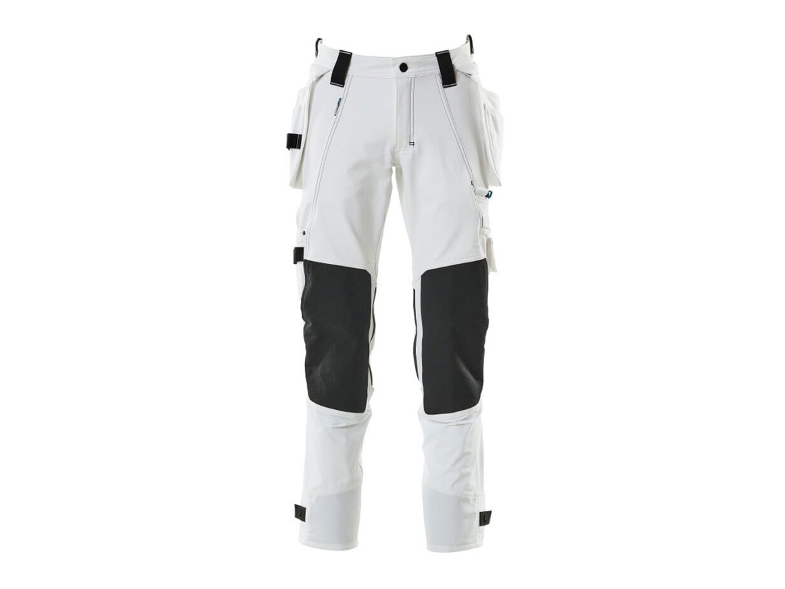 Calças Grandes Com Bolsos Pendurados Advanced 17031 Branco 47 / 30 MASCOT