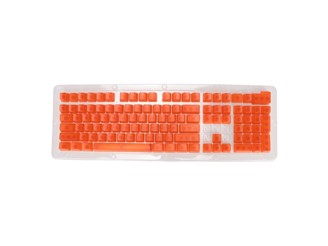 Teclas transparentes OEM para teclado mecânico de 61/87/104 teclas com retroiluminação Diy | S/MARCA