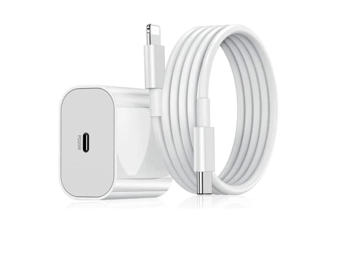Kit De Três Unidades De Cabo Lightning 2 M Dados Branco