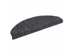 Tapetes de escada autoadesivos 20 pcs MAISON EXCLUSIVE (65x21x4 cm) em azul semicircular