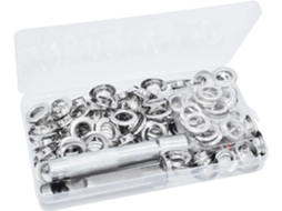 Kit De Ilhós Para Reparos De Lonas E Lonas, Inclui Alicate De Ilhós Manual Com Mandril Antiderrapante E Ilhós De Diâmetro Externo De 19,05 Mm, Para Um