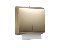 Porta- Papel De Aço Inoxidável Com Design Trava E À Prova De Água Para Casa, Hotéis E Escritórios Dourado