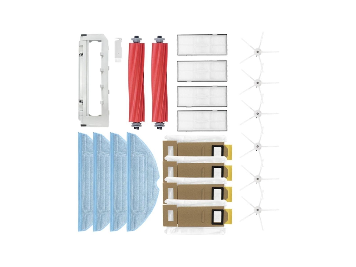 Acessórios de Aspirador Kit de de pó robô S7 S7 Plus T7S T7S Plus com escova lateral principal Saco de pó Hepa