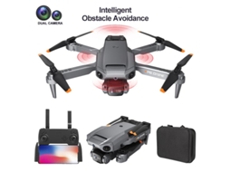 Drone P8 Com Câmera Dupla 4k Esc Hd Bestvite (3 Baterias Duração Da Bateria 12 Min Preto)