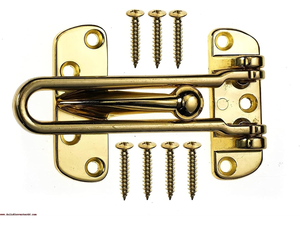 Cadeado De Corrente Para Porta, Fivela De Segurança, Limitador De Abertura, Metal, Antifurto, Trava Oculta